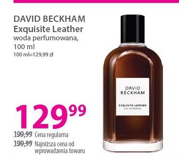 Woda perfumowana David beckham exquisite leather promocja w Hebe