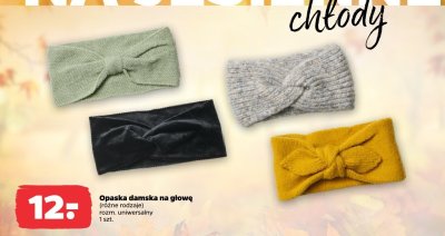 Opaska damska na głowę różne rodzaje promocja w Netto