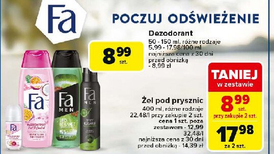 Antyperspirant Fa passionfruit promocja