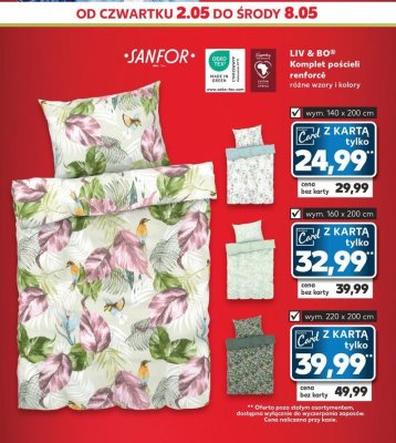Komplet pościeli dwustronnej 220 x 200 cm + 2 x 70 x 80 cm Liv & bo promocja