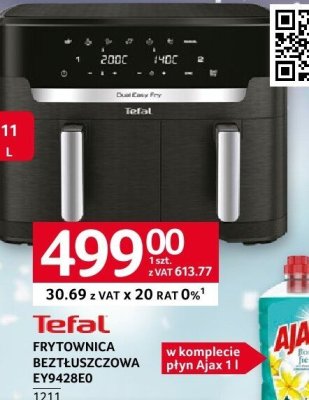 Frytkownica Tefal beztłuszczowa EY9428E0 promocja w Selgros