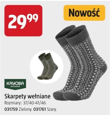 Skarpety wełniane Kryoba promocja w Jula