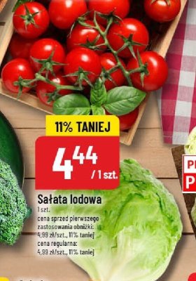 Sałata lodowa promocja w POLOmarket