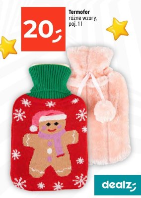Termofor różne wzory, poj. 1l promocja w Dealz