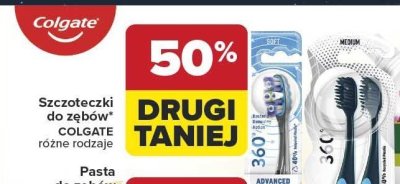 Szczoteczki do zębów COLGATE różne rodzaje druga -50% promocja w Carrefour