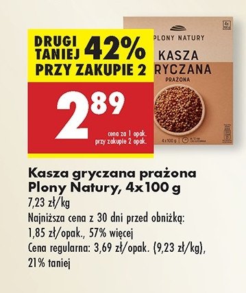 Kasza gryczana Plony natury promocja