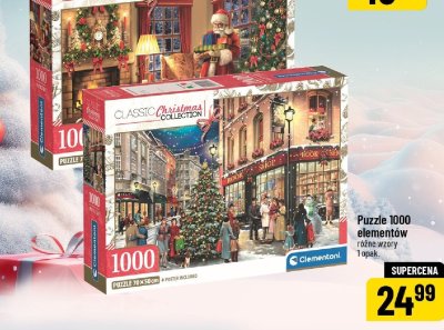 Puzzle 1000 elementów różne wzory  promocja w POLOmarket