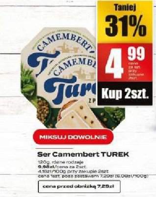 Ser Camembert TUREK promocja w Supeco