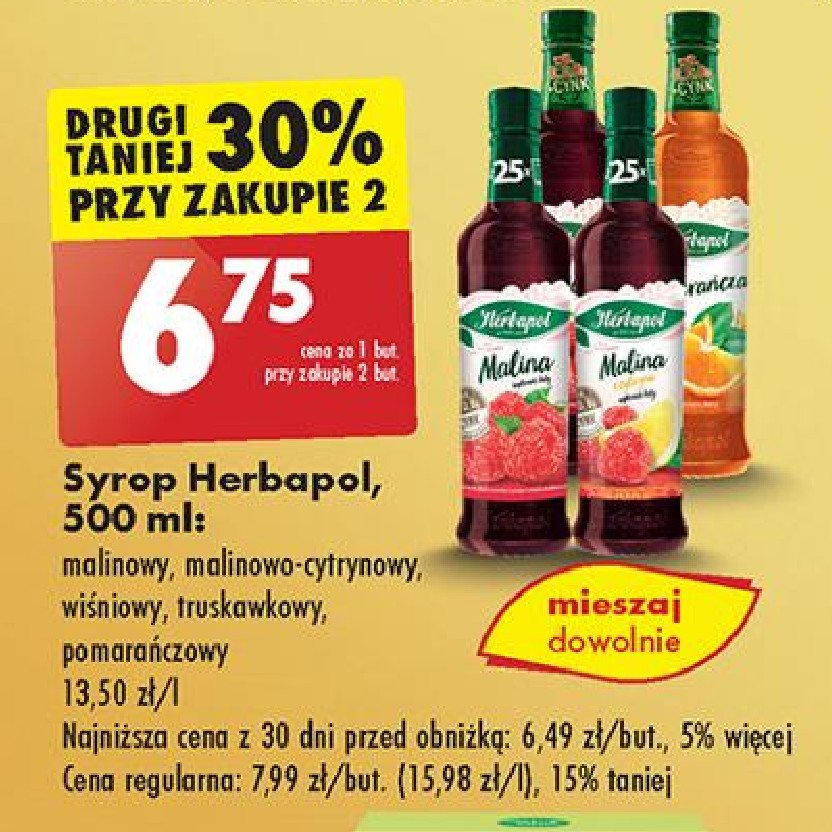 Syrop wiśniowy Herbapol promocja