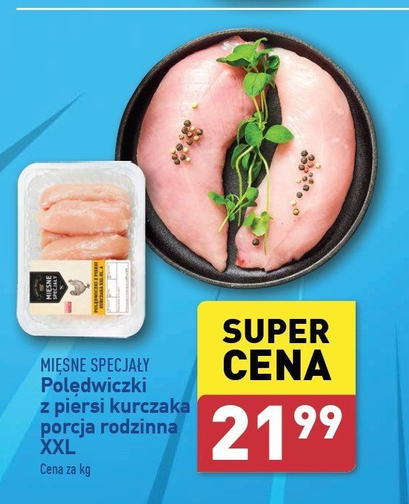 Polędwiczki z piersi kurczaka Mięsne specjały zawsze świeże (aldi) promocja