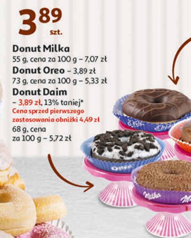 Donut czekoladowy Daim promocja