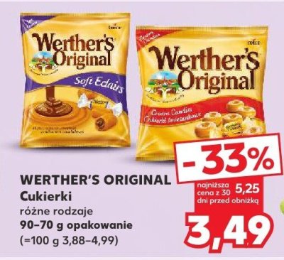 Cukierki różne rodzaje promocja w Kaufland