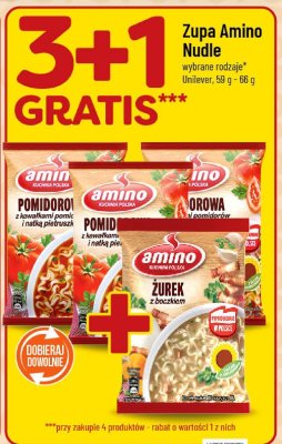 Zupa Amino Nudle promocja w POLOmarket