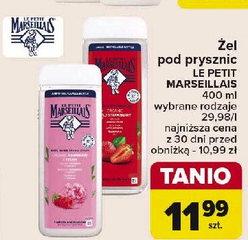 Żel pod prysznic truskawka Le petit marseillais promocja