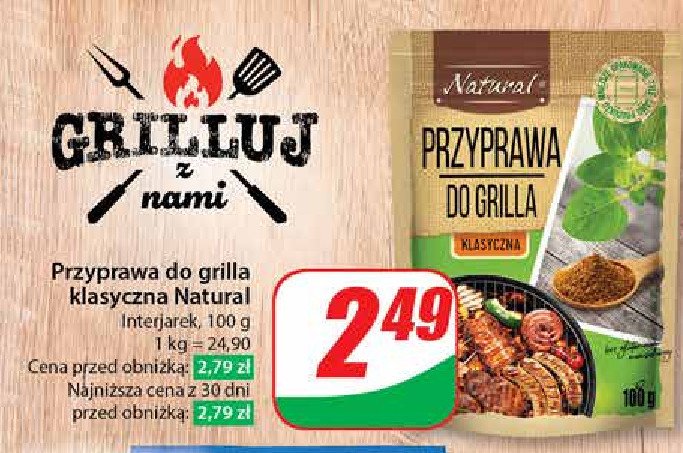 Przyprawa do grilla Natural promocja