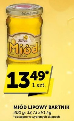 Miód lipowy Bartnik promocja w Euro Sklep