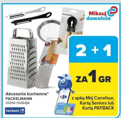 Akcesoria kuchenne FACKELMANN promocja w Carrefour