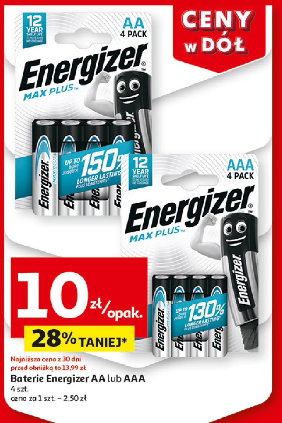 Baterie alkaliczne aa Energizer promocja