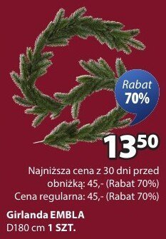 Girlanda EMBLA promocja w Jysk