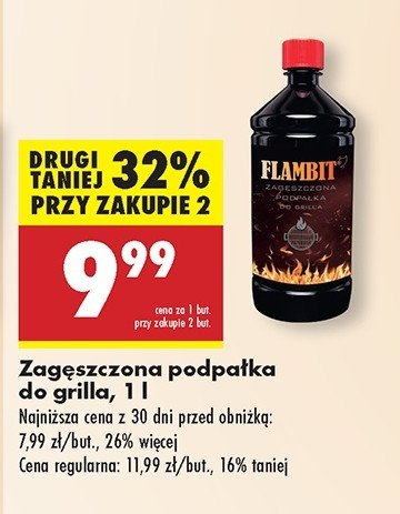 Podpałka do grilla w płynie Flambit promocja