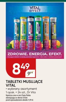 Tabletki musujące vital promocja w Chata Polska