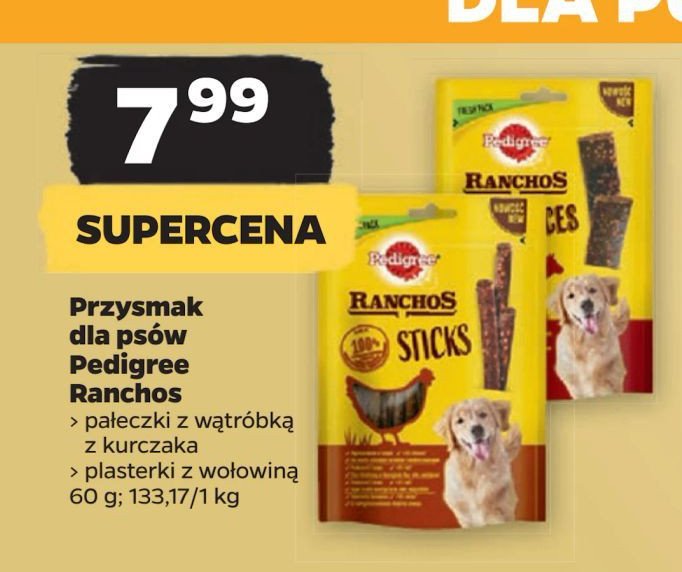 Przysmak dla psa slices wo艂owina Pedigree ranchos promocja
