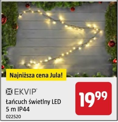 Łańcuch świetlny LED 5 m IP44 promocja w Jula