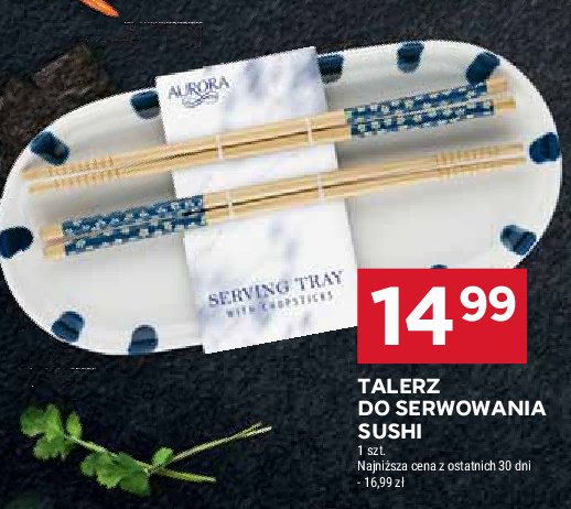 Talerze do sushi promocja w Stokrotka