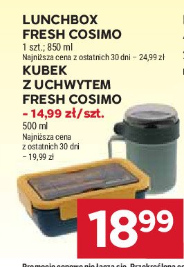 Kubek z uchwytem fresh cosimo 500 ml promocja w Stokrotka