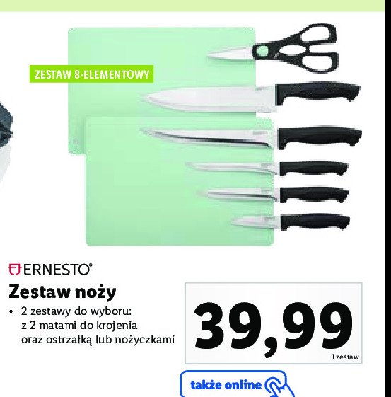 Zestaw noży kuchennych Ernesto promocje