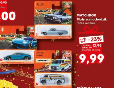 Mały samochodzik różne rodzaje promocja w Kaufland