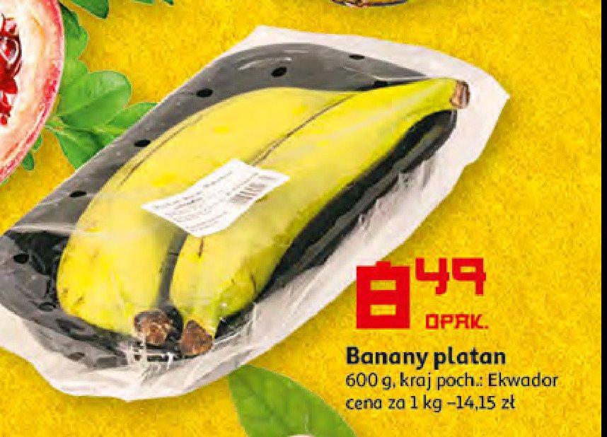 Banany zielone plantan promocja