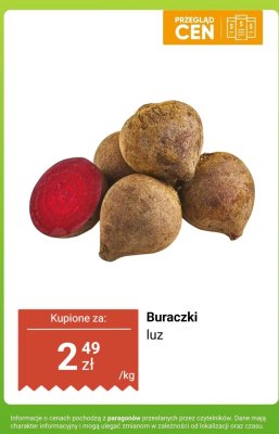 Buraczki luz promocja w Dino