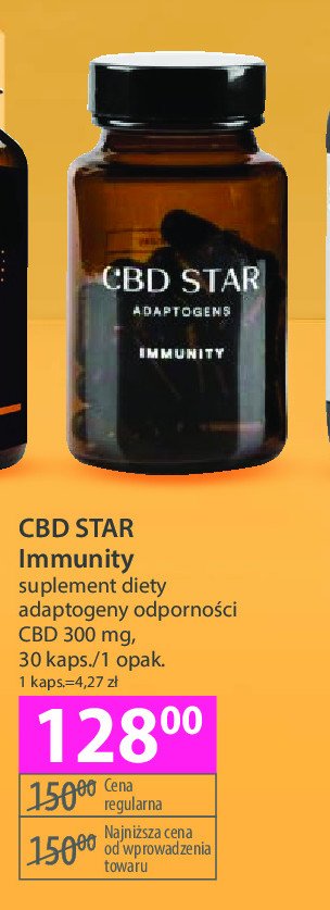 Suplement immunity Cbd star promocja