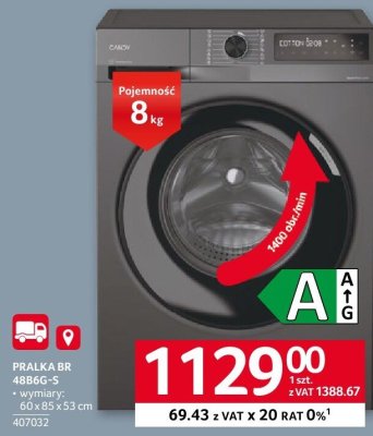 Pralka BR 4BB6G-S promocja w Selgros