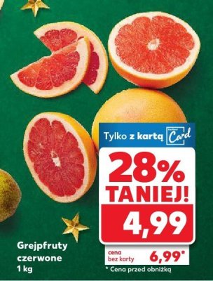 Grejpfruty czerwone promocja w Kaufland