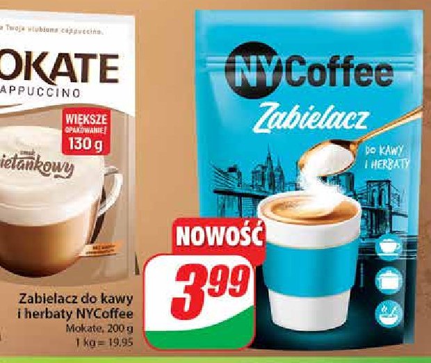 Zabielacz do kawy NY COFFEE promocja
