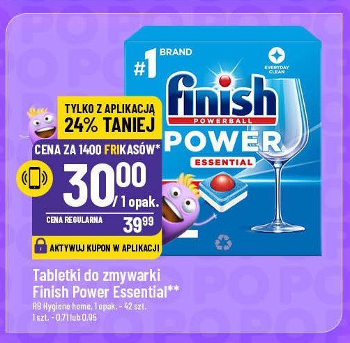 Tabletki do zmywarek Finish power essential promocja