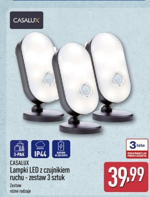 Lampki LED z czujnikiem ruchu - zestaw 3 sztuk CASALUX promocja w Aldi