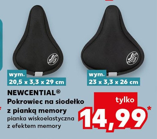 Pokrowiec na siodełko trekkingowe Newcential promocja w Kaufland