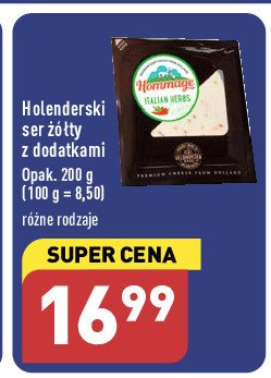 Ser holenderski w艂oskie zio艂a Hommage promocja