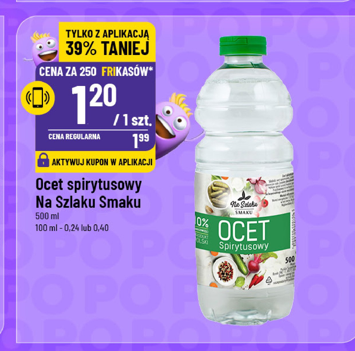 Ocet spirytusowy Na szlaku smaku promocja w POLOmarket