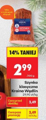 Szynka klasyczna promocja w Biedronka
