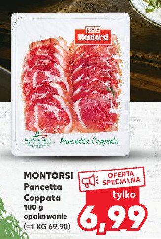 Szynka pancetta coppata Montorsi promocja