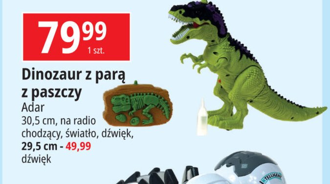 Dinozaur z parą z paszczy 30.5 cm Adar promocja