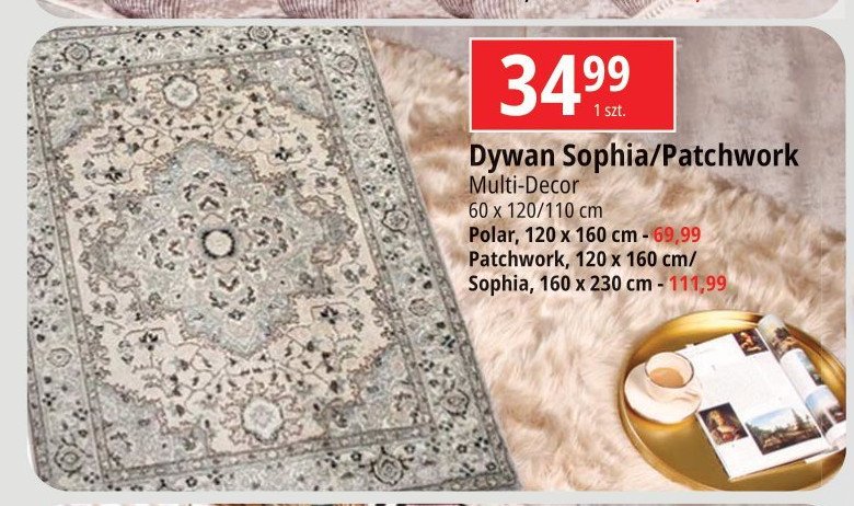 Dywan sophia 160 x 230 cm Multidecor promocja
