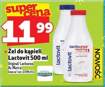 Żel do kąpieli Lactovit 500 ml Original/Ac Marca promocja w TOPAZ