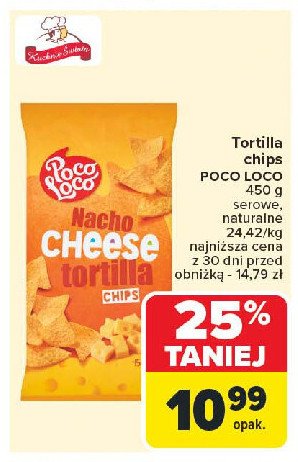 Tortilla nacho cheese Poco loco promocja