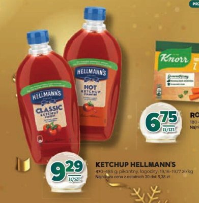 Ketchup Hellmann's Classic promocja w Stokrotka