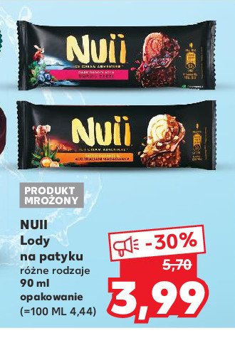 Lody dark chocolate nordic berry Nuii promocje